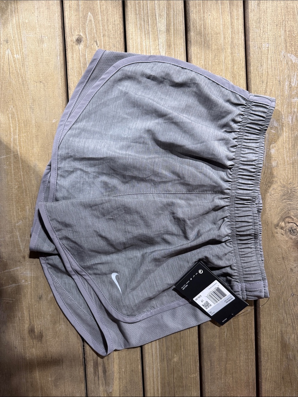 Nike Light Gray Running Shorts